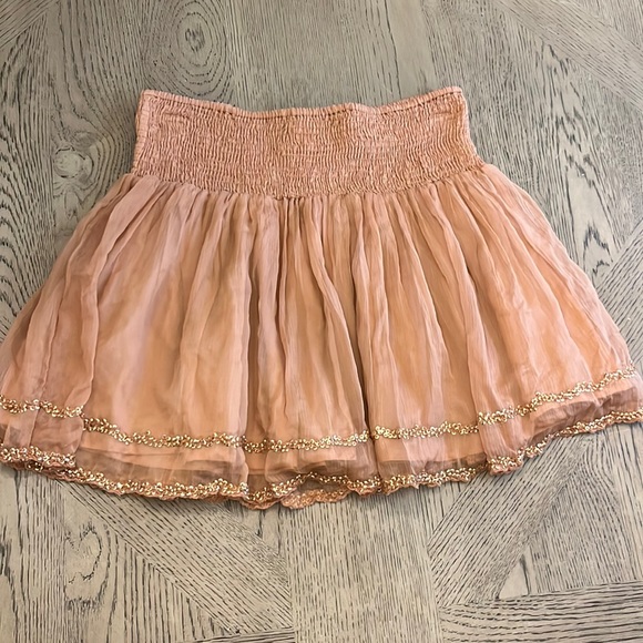 Anthropologie Raga Sequin Mini Skirt Size Small NEW - Picture 1 of 5